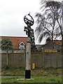 Eastbridge village sign, a closer view