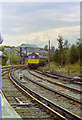 Special train approaches Maidstone West, 2000