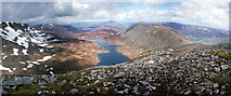 NN5070 : Panorama from Sron Bealach Beithe by Russel Wills