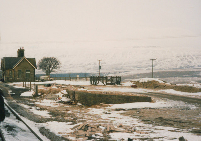 Ribblehead station before reopening
