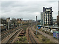 Railway east of the Caledonian Road bridge