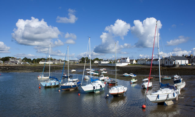 Isle of Whithorn, low tide
