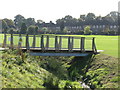 Footbridge over the River Ravensbourne - Downham Branch, east of Glenbow Road, BR1