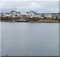 Lakeside Way viewed across Waun Pond, Nantyglo