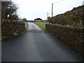 A chalet park entrance above Aberdyfi