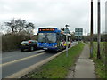 Bognor bound bus on the B2166