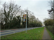 SU8702 : Road signs on the B2166 by Basher Eyre