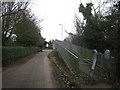 Footbridge beside Shuart Lane