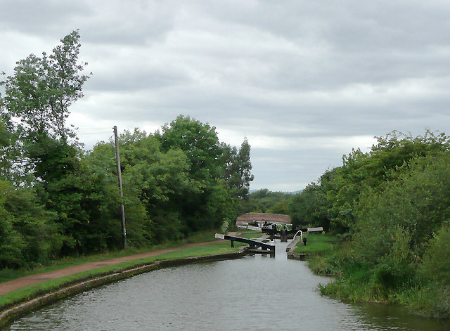 Worcester and Birmingham Canal at Tardebigge Locks