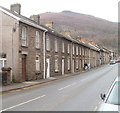 Long row of houses, Risca Road, Crosskeys