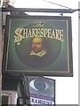 The Shakespeare Pub Sign