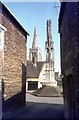 Eleanor Cross and Malting Lane, Geddington, c.1967