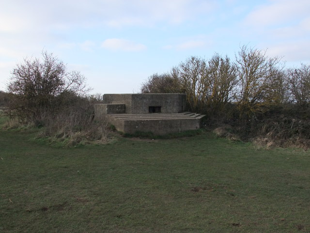 WWII Pillbox at The Naze © PAUL FARMER :: Geograph Britain and Ireland