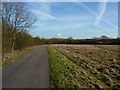 Cycle route towards Derby