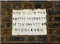 TQ3182 : Incised stone, Sans Walk, Clerkenwell by Jim Osley