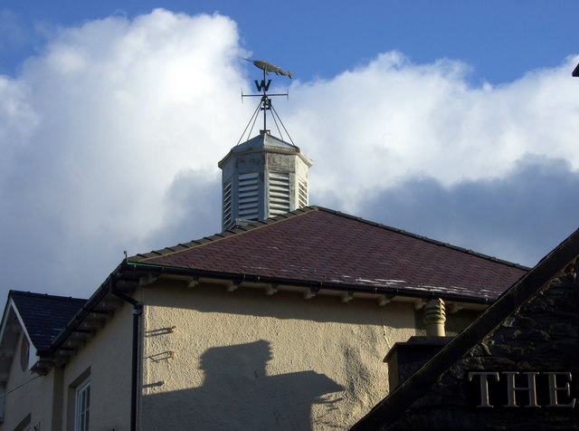 Weather vane on the town hall