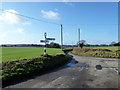 Finger Post at the junction of Hambledon and Pestead Lanes