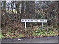 TM2549 : Blacksmith Road sign by Geographer