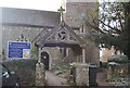 TQ8455 : Lych gate, All Saints, Hollingbourne by N Chadwick