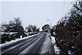 SU5802 : Bridgemary under snow - Brewers Lane (2) by Barry Shimmon