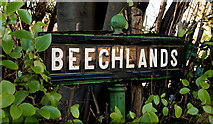J3371 : Beechlands sign, Belfast by Albert Bridge