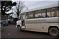 Wheddon Cross : Pub Car Park & Bus