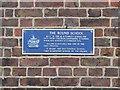 Commemorative plaque at the Round School (now The Study), Camp Road, Wimbledon Common