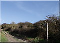 Public Bridleway way north east of Denton, East Sussex