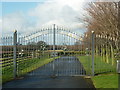 The gates to Sturton Grange, Garforth