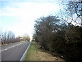 Looking north along the A656 towards the M1 jnt 47