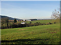 Lower Weston Farm and view to Ross