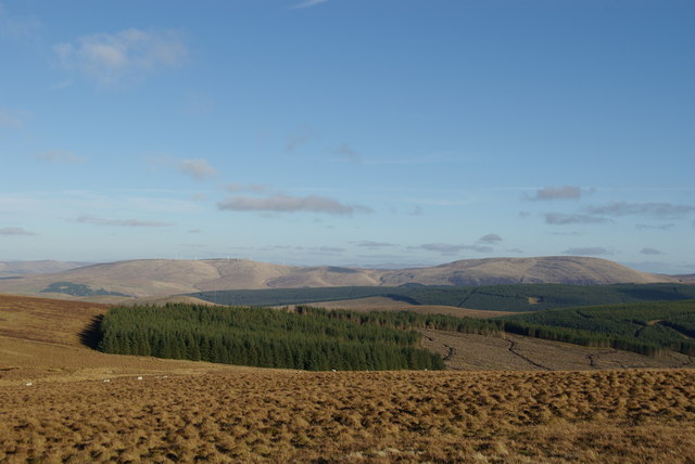 View from NE slopes of Enoch Hill