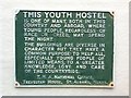 Plaque, Former Youth Hostel, Castle Hedingham
