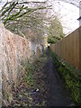 Footpath from Greentop to Smalewell Road