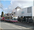 Pencoed Library and bus stop