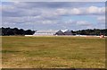 Hangars at Farnborough Airfield