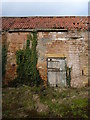 Barn with door and pantile roof