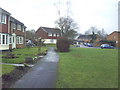 New housing on Hazley Walk