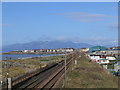 On  footbridge looking towards Saltcoats and Arran