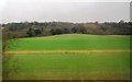 Cropland at the base of the North Downs