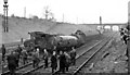 Welwyn Garden City accident of January 7 1957; general view of the Up express