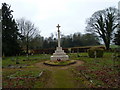 War memorial in Longparish Cemetery