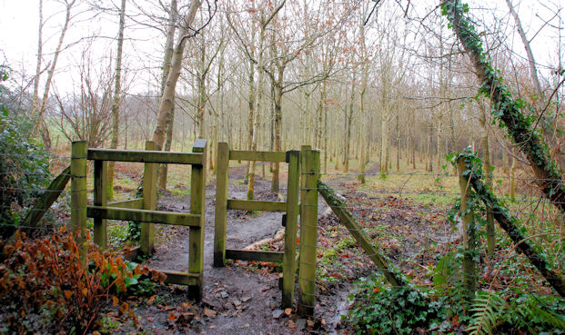 Gate near Helen's Bay
