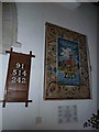 Church of St Andrew, Owslebury: hymn board