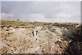 China clay workings near Whitemoor, Cornwall