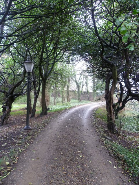 Driveway of Peffermill House