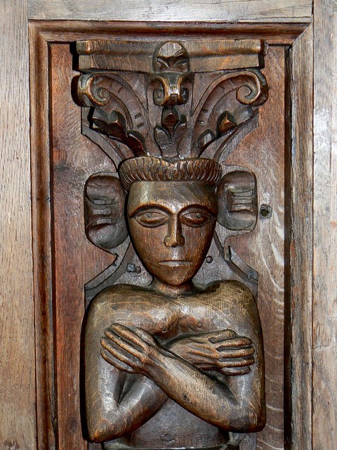 Pew carving, Church of St Kenelm,... © Brian Robert Marshall cc-by-sa/2 ...