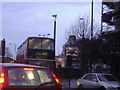 Traffic at the lights, South Circular Road