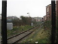 View north from Canute Road crossing, Southampton