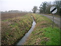 Drainage ditch near Baxter Hall